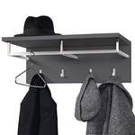 Garderobenhaken von boho living, in der Farbe Grau, aus Stahl, andere Perspektive, Vorschaubild