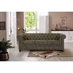 Chesterfieldsofa von home affaire, in der Farbe Grau, aus Spanplatte, andere Perspektive, Vorschaubild