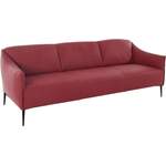2/3-Sitzer Sofa von W.SCHILLIG, in der Farbe Rot, andere Perspektive, Vorschaubild