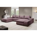 Schlafsofa von Luxusbetten24, in der Farbe Rosa, aus Stoff, andere Perspektive, Vorschaubild