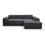 Ecksofa von INOSIGN, in der Farbe Schwarz, aus Cord, andere Perspektive, Vorschaubild