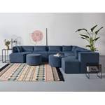 Ecksofa von Leonique, in der Farbe Blau, aus Pvc, andere Perspektive, Vorschaubild