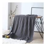 Decke von zggzerg, in der Farbe Grau, aus Baumwolle, andere Perspektive, Vorschaubild