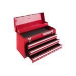 Werkzeugkasten von Arebos, in der Farbe Rot, aus Pulverbeschichtet, andere Perspektive, Vorschaubild