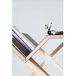 Schreibtisch von Moormann, in der Farbe Schwarz, aus Sperrholz, andere Perspektive, Vorschaubild