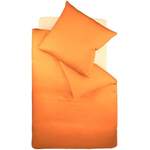 Bettwäsche-Garnitur von fleuresse, in der Farbe Orange, aus Baumwolle, Vorschaubild