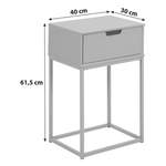 Nachttischkommode von Carryhome, in der Farbe Schwarz, aus Holzwerkstoff, andere Perspektive, Vorschaubild