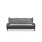 Sofagarnitur von Stylefy, in der Farbe Grau, aus Plüsch, andere Perspektive, Vorschaubild