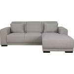 Ecksofa von home affaire, in der Farbe Beige, aus Strukturstoff, andere Perspektive, Vorschaubild