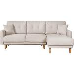 Ecksofa von home affaire, in der Farbe Beige, andere Perspektive, Vorschaubild