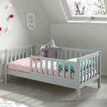 Babybett von 4Home, in der Farbe Grau, aus Massivholz, andere Perspektive, Vorschaubild