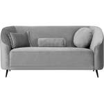 2/3-Sitzer Sofa von Leonique, in der Farbe Grau, aus Bouclé, andere Perspektive, Vorschaubild