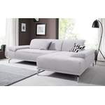 Ecksofa von PLACES OF STYLE, in der Farbe Silber, aus Flausch, andere Perspektive, Vorschaubild