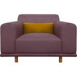 2/3-Sitzer Sofa von andas, in der Farbe Lila, aus Holzwerkstoff, andere Perspektive, Vorschaubild