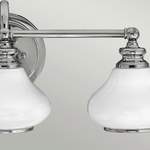 Badlampe von Elstead Lighting, in der Farbe Silber, aus Metall, andere Perspektive, Vorschaubild
