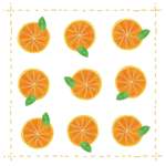 Serviette von Sniff, in der Farbe Orange, andere Perspektive, Vorschaubild