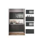 Küchenzeile von Vicco, in der Farbe Grau, aus Spanplatte, Vorschaubild