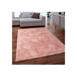 Teppich von PACO HOME, in der Farbe Rosa, aus Polyester, andere Perspektive, Vorschaubild