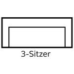 2/3-Sitzer Sofa von sit&more, in der Farbe Schwarz, aus Holzwerkstoff, andere Perspektive, Vorschaubild