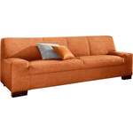 2/3-Sitzer Sofa von DOMO collection, in der Farbe Braun, aus Microfaser, andere Perspektive, Vorschaubild