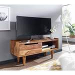 TV-Lowboard von Wohnling, in der Farbe Braun, aus Holzwerkstoff, andere Perspektive, Vorschaubild