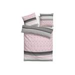 Bettwäsche-Garnitur von home affaire, in der Farbe Rosa, aus Biber, andere Perspektive, Vorschaubild