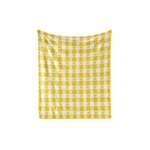 Bettuberwurf von Abakuhaus, in der Farbe Gelb, aus Polyester, andere Perspektive, Vorschaubild