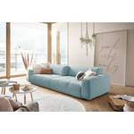 2/3-Sitzer Sofa von KAWOLA, in der Farbe Blau, aus Cord, andere Perspektive, Vorschaubild