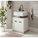 Waschbeckenunterschrank von Stylefy, in der Farbe Weiss, aus Holzwerkstoff, andere Perspektive, Vorschaubild