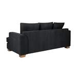 2/3-Sitzer Sofa, in der Farbe Schwarz, andere Perspektive, Vorschaubild