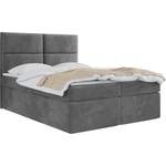 Boxspringbett von WFL GROUP, in der Farbe Grau, andere Perspektive, Vorschaubild