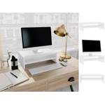 TV-Schrank von VIDAXL, in der Farbe Weiss, aus Holzwerkstoff, andere Perspektive, Vorschaubild