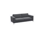 2/3-Sitzer Sofa von FLEXLUX, in der Farbe Grau, andere Perspektive, Vorschaubild