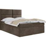 Boxspringbett von WFL GROUP, in der Farbe Braun, andere Perspektive, Vorschaubild