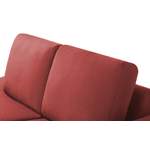 Recamiere von Sofa.de, in der Farbe Rot, andere Perspektive, Vorschaubild