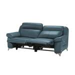 2/3-Sitzer Sofa von Wohnwert, in der Farbe Blau, aus Metall, andere Perspektive, Vorschaubild