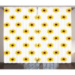 Vorhang-Set Sonnenblume der Marke East Urban Home