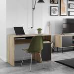 Schreibtisch von temahome, in der Farbe Braun, aus Holzwerkstoff, andere Perspektive, Vorschaubild
