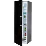 Kühlschrank von Bosch, in der Farbe Schwarz, aus Sicherheitsglas, andere Perspektive, Vorschaubild