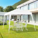 Pavillon von Outsunny, in der Farbe Weiss, aus Stoff, andere Perspektive, Vorschaubild