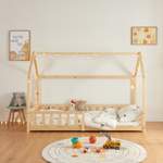 Kinderbett von [EN.CASA], in der Farbe Beige, aus Holz, andere Perspektive, Vorschaubild