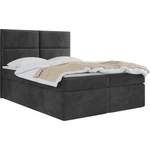 Boxspringbett von WFL GROUP, in der Farbe Grau, andere Perspektive, Vorschaubild