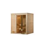 Sauna-Kabine von WEKA, in der Farbe Braun, aus Holz, andere Perspektive, Vorschaubild