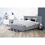 Boxspringbett von PLACES OF STYLE, in der Farbe Grau, aus Massivholz, andere Perspektive, Vorschaubild