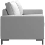 Sofagarnitur von Stylefy, in der Farbe Grau, aus Kunstleder, andere Perspektive, Vorschaubild