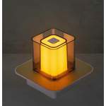 Beistelltischlampe von Nino Leuchten, in der Farbe Gold, aus Kunststoff, andere Perspektive, Vorschaubild