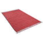 Läufer Teppich von THEKO, in der Farbe Rot, aus Baumwolle, andere Perspektive, Vorschaubild
