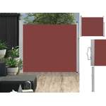Balkonsichtschutz von VIDAXL, in der Farbe Braun, aus Polyester, andere Perspektive, Vorschaubild