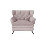 Loungesessel von pop, in der Farbe Rosa, aus Stoff, andere Perspektive, Vorschaubild