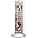6-tlg. Espressotassen-Set der Marke Mickey Mouse & Friends